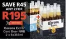 Corona - Extra/Cero Beer NRB