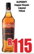 Klipdrift - Copper Royale Liqueur