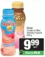 Clover - Tropika or Elle Drinking Yoghurt