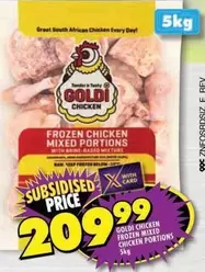 Goldi - FROZEN MIXED CHICKEN PORTIONS