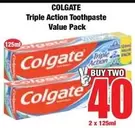 Colgate - Triple Action Toothpaste