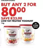 LOW FAT FRUITED YOGHURT