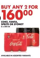 Coca cola - COKE, FANTA, SPRITE OR STONEY