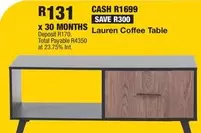 Total - Lauren Coffee Table