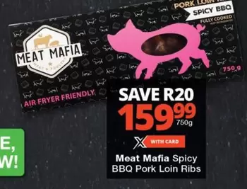 Spicy BBQ Pork Loin Ribs