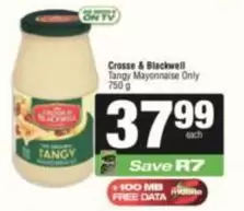 Crosse & Blackwell - Tangy Mayonnaise Only