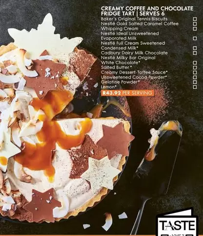 Nestlé - CREAMY COFFEE AND CHOCOLATE FRIDGE TART