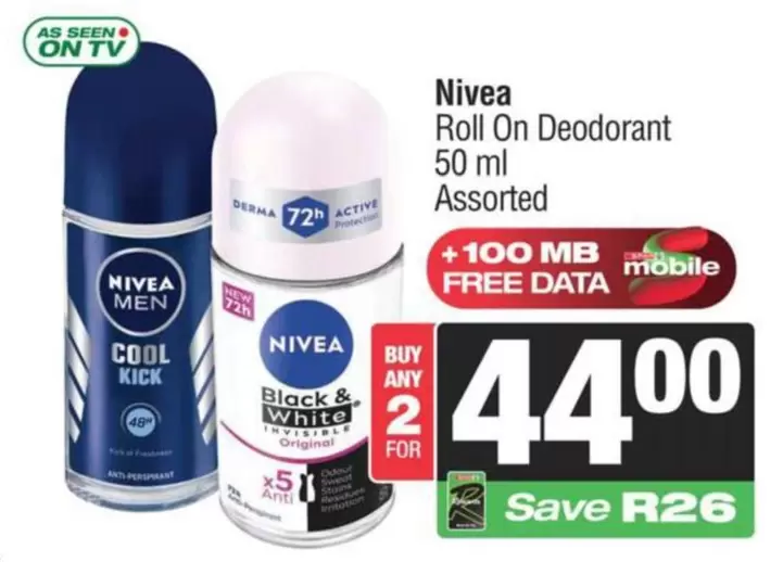 Nivea - Roll On Deodorant
