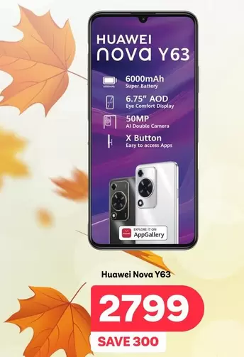Huawei - Nova Y63