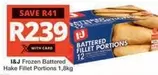 I&J - Frozen Battered Hake Fillet Portions