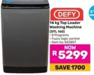 Defy - Top Loader Washing Machine (DTL 160)
