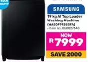 Samsung - 19 kg Al Top Loader Washing Machine (WA60F19S88FA)