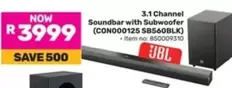 jbl - Soundbar with Subwoofer (CON000125 S8560BLK)