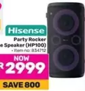 Hisense - Party Rocker e Speaker (HP100)