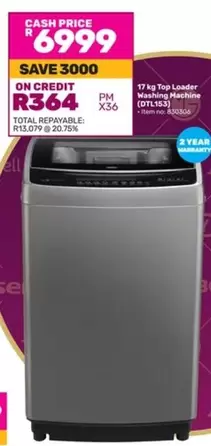 Total - Top Loader Washing Machine (DTL153)