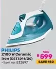Philips - 2100 W Ceramic Iron (DST3011/20)