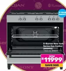 Sony - 5-Burner New York Series Gas Cooker (DGS902)