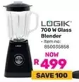 Logik - 700 W Glass Blender