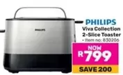 Philips - Viva Collection 2-Slice Toaster
