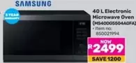 Samsung - Electronic Microwave Oven (MS40DG5504A0FA)