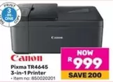 Canon - Pixma TR4645 3-in-1 Printer