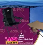 Camp Master - Katavi High Back Chair