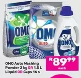 Omo - Auto Washing Powder OR Liquid OR Caps