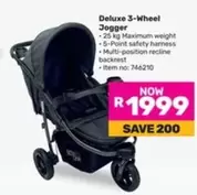 Deluxe -  3-Wheel Jogger