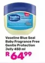 Vaseline - Blue Seal Baby Fragrance Free Gentle Protection Jelly