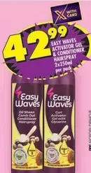 Easy waves - ACTIVATOR GEL & CONDITIONER HAIRSPRAY