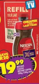 Nescafé - CLASSIC INSTANT COFFEE