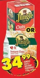 Jungle Oats - Oats/ Instant Porridge