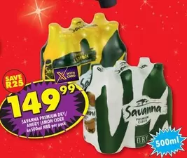 Savanna - PREMIUM DRY/ ANGRY LEMON CIDER