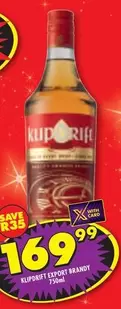 Klipdrift - Export Brandy