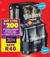 Windhoek - PREMIUM DRAUGHT BEER