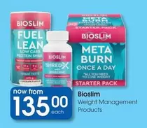 Cars - Weight Management Products