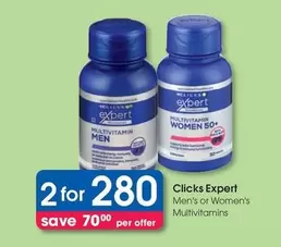 clicks - Men's or Women's Multivitamins