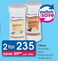 clicks - Trimshake Meal Replacement Shake