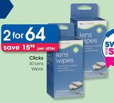clicks - Lens Wipes