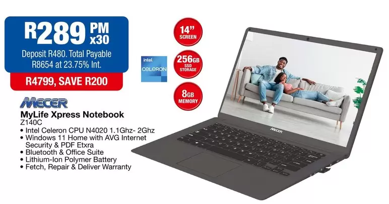 Mecer - MyLife Xpress Notebook 21400