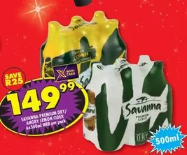 Savanna - PREMIUM DRY/ ANGRY LEMON CIDER