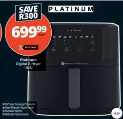 Platinum - Digital Airfryer