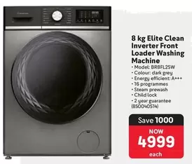 Elite -  Clean Inverter Front Loader Washing Machine