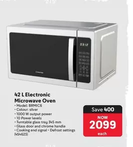 42 L Electronic Microwave Oven