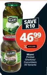 Miami - Pickled Gherkins/ Cucumbers