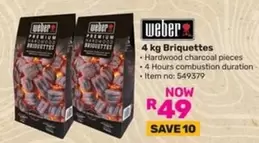 weber - 4 kg Briquettes