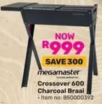 Megamaster - Crossover 600 Charcoal Braai