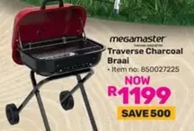 Megamaster - Traverse Charcoal Braai