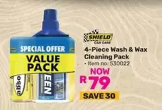 shield - 4-Piece Wash & Wax Cleaning Pack