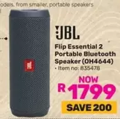 jbl - Flip Essential 2 Portable Bluetooth Speaker (OH4644)